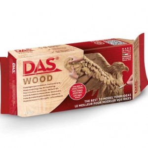 Масса для лепки DAS с эффектом дерева "WOOD" F348700, 350г